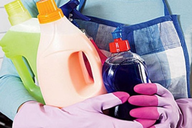 Nước tẩy rửa gây nguy hại cho phụ nữ, trẻ em